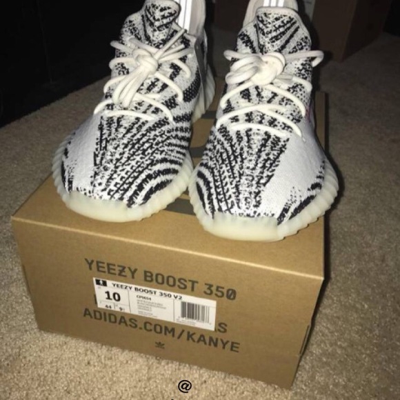 zebra yeezy size 10